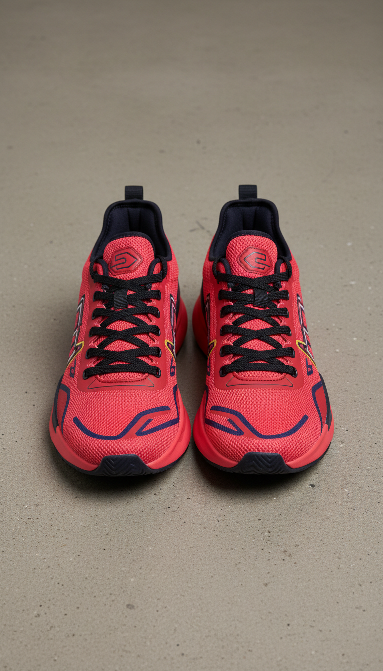 TheBallZone Red Storm Running Shoes