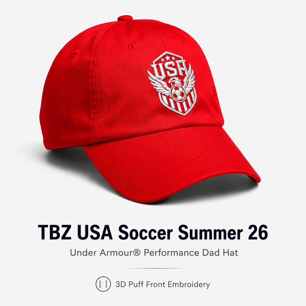 TBZ USA Soccer Summer 26 Under Armour® Performance Dad Hat