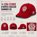 TBZ USA Stars Stripes Soccer Summer 26 Hat