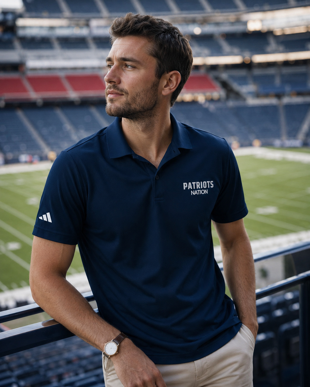 adidas Sport Patriots Nation Embroidered Polo Shirt