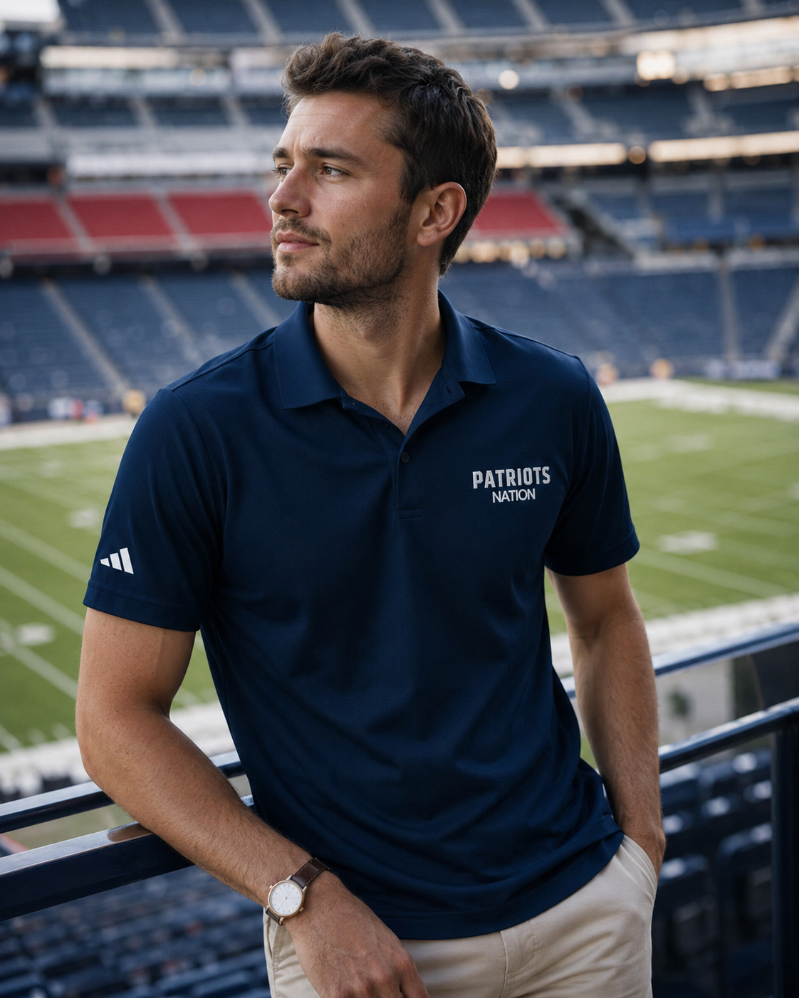 adidas Sport Patriots Nation Embroidered Polo Shirt
