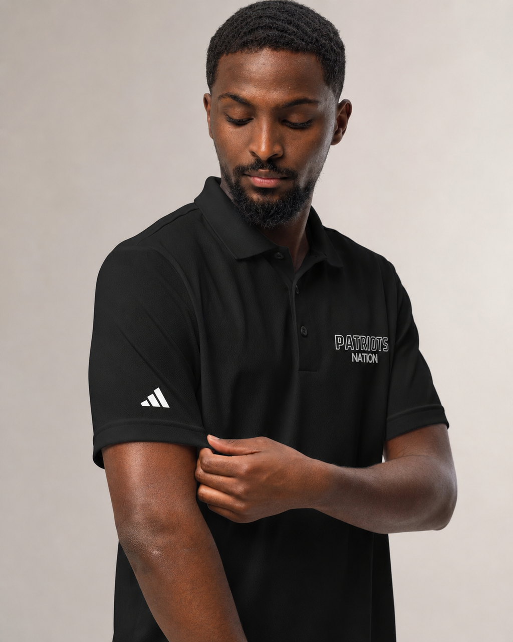 Patriots Nation Embroidered adidas Premium Polo Shirt