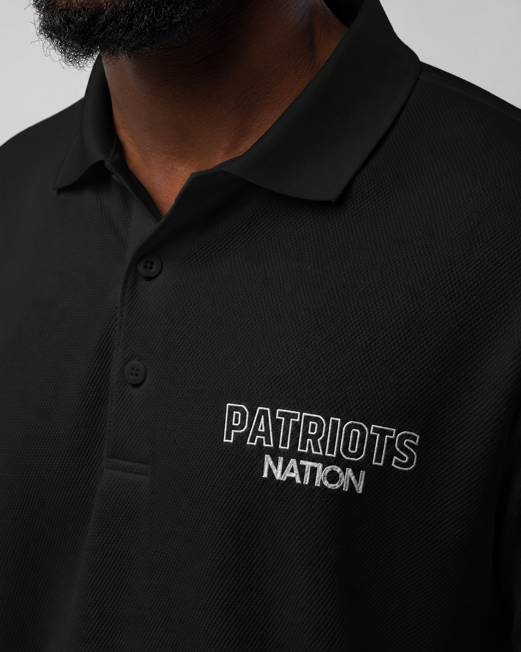 Patriots Nation Embroidered adidas Premium Polo Shirt