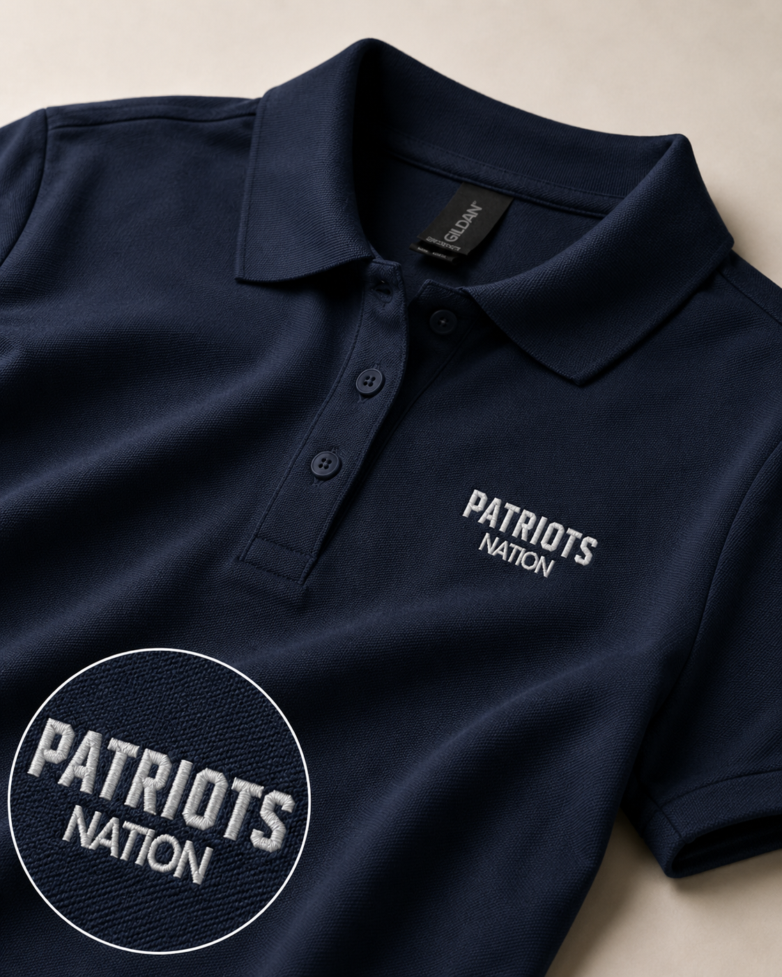 Patriots Nation Women’s Embroidered Pique Polo