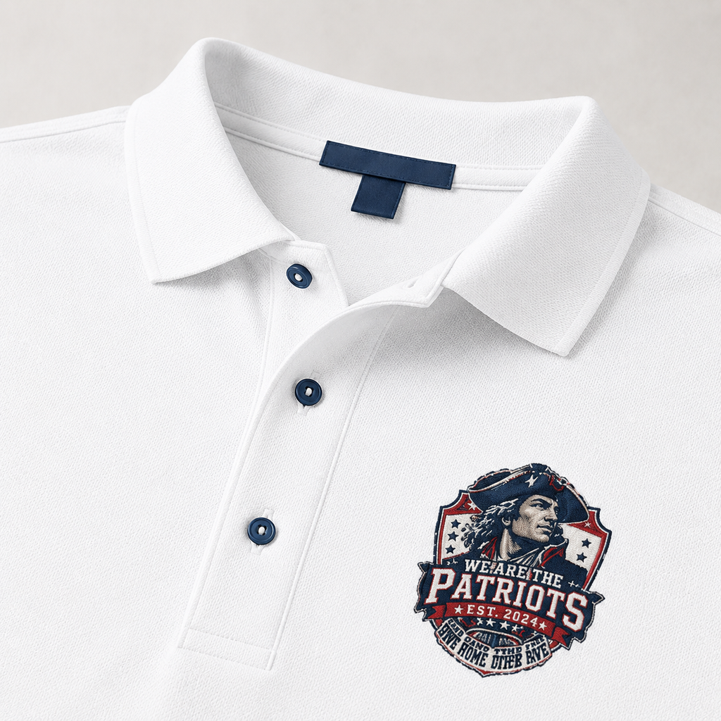 We Are The Patriots Men’s Premium Polo