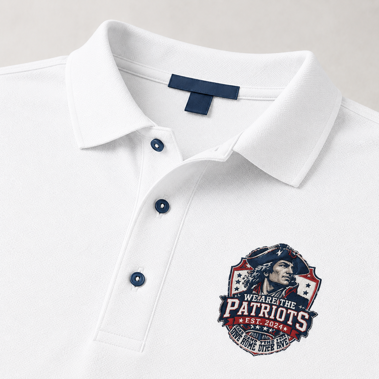 We Are The Patriots Men’s Premium Polo