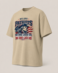 We Are The Patriots Oversized Faded T-Shirt