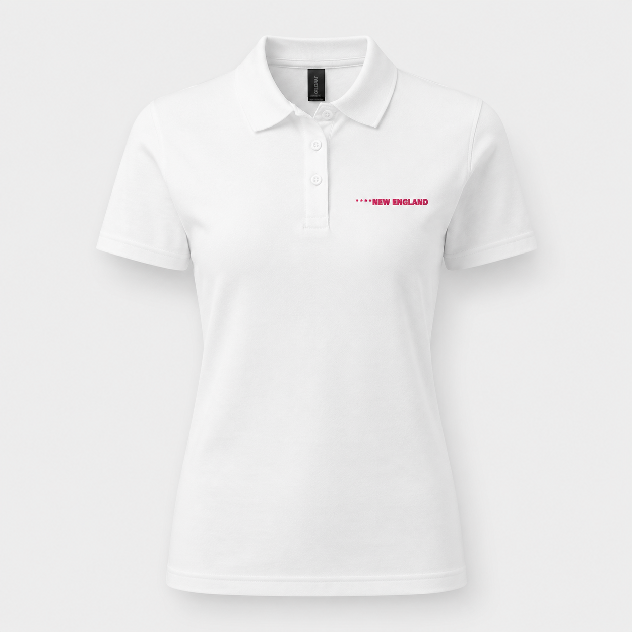 Women’s New England Embroidered Pique Polo